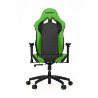 VERTAGEAR Gaming Chair Racing Seat, S-Line Slim SL2000 BIFMA Cert, Black/Green